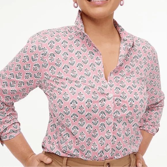 NWT J. Crew Lightweight Cotton Signature Fit Shirt XXS - Picture 1 of 9